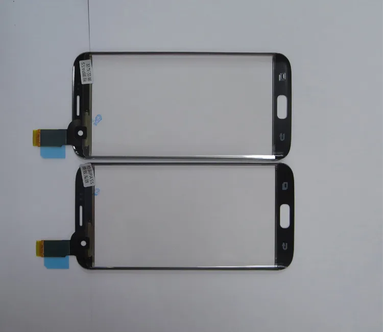 Originalbyte LCD Framåt pekskärm Glas Ytterlinsglas + Tryck för Samsung Galaxy S7 för gratis frakt