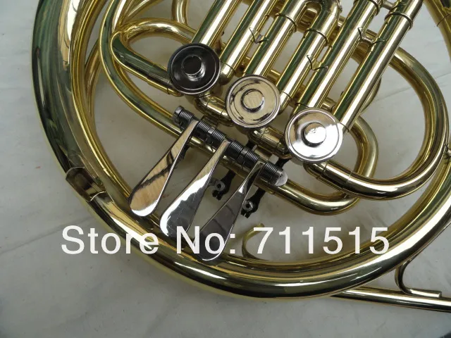 Kostenloser Versand Professionelle Französisch Horn JAZZOR Horn Einreihige Split Bb Flache Blasinstrumente 3 Ventile Mit Nylon Fall