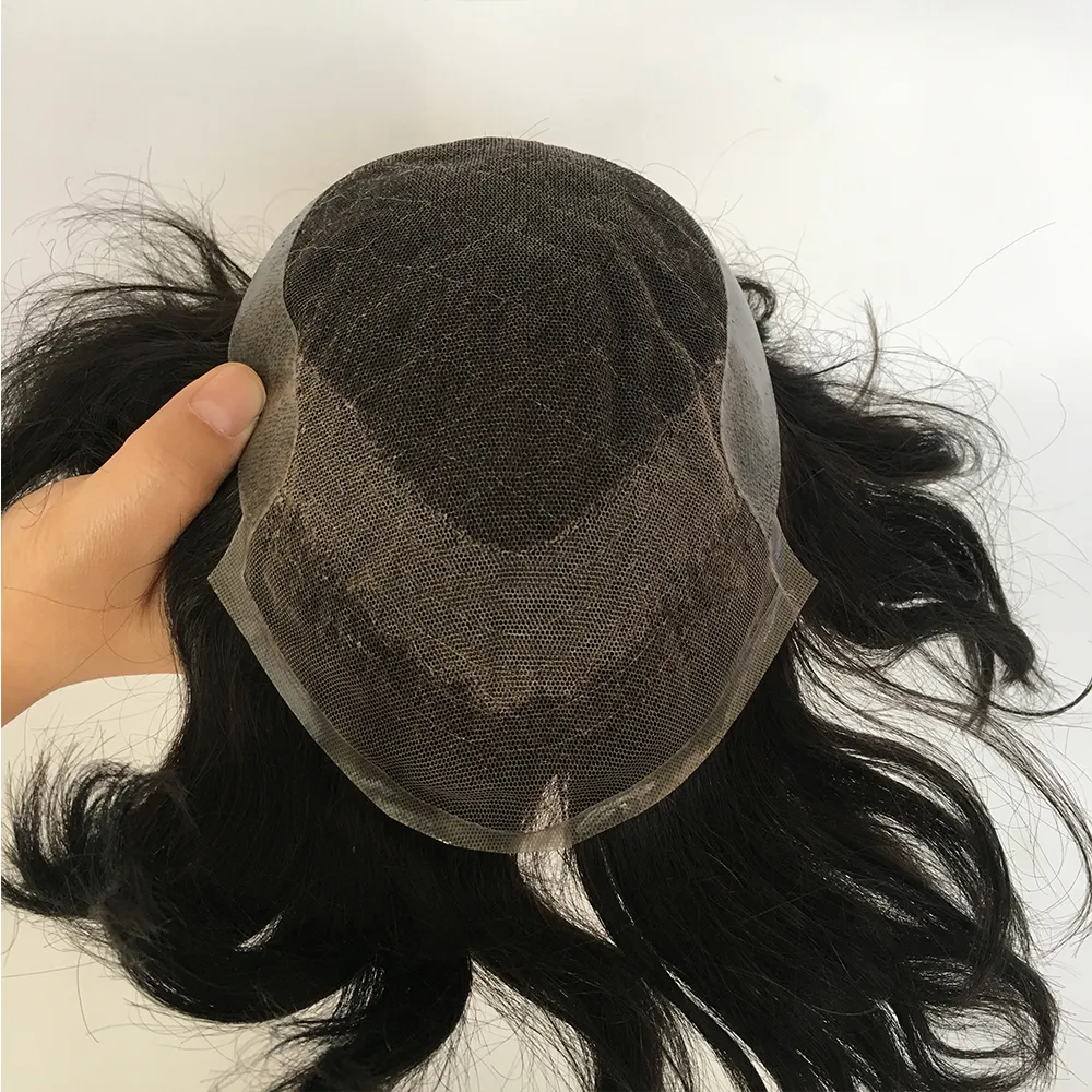 OCT Base Hair Full Lace Frontal Fermeture Extension De Cheveux Court Hair System Replacement Toupee For Men2998582