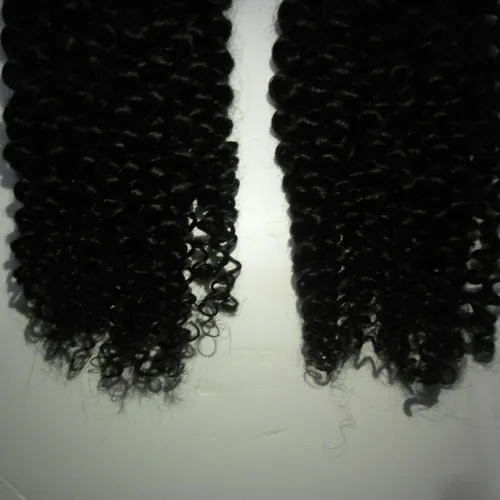 2 Bundles Human Braiding Hair Bulk No Attachment Mongolian Afro Kinky Curly Bulk Hair For Braiding 