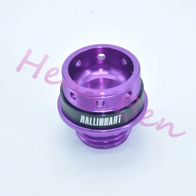 HB JDM Style Aluminium Ralliart Racing Auto Oil Filler Cap / Bränsletankskydd