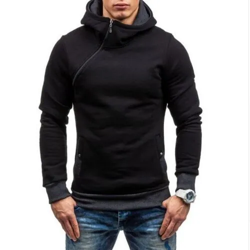 2019 Fashion Hoodies Men Sudaderas Hombre Hip Hop Mens Brand Solid Hooded  Zipper Hoodie Cardigan Sweatshirt Slim Fit Men Hoody From Haozegong, $25.59