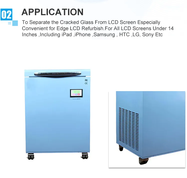 190 LCD-Gefriermaschine, gefrorene Separator-Instrumente, LCD-Touchscreen-Trennmaschine für Samsung S6, S7, S8 Edge, Glasreparatur