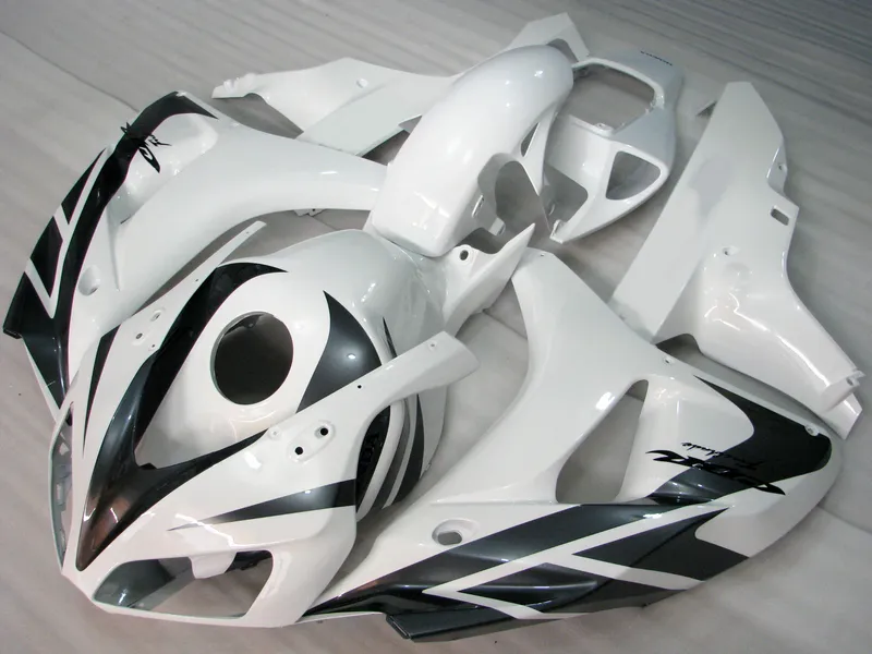 Carcaças de moldagem por injeção de alta qualidade para Honda CBR1000RR 2006 2007 kit de carenagem preto branco CBR 1000 RR 06 07 OP78