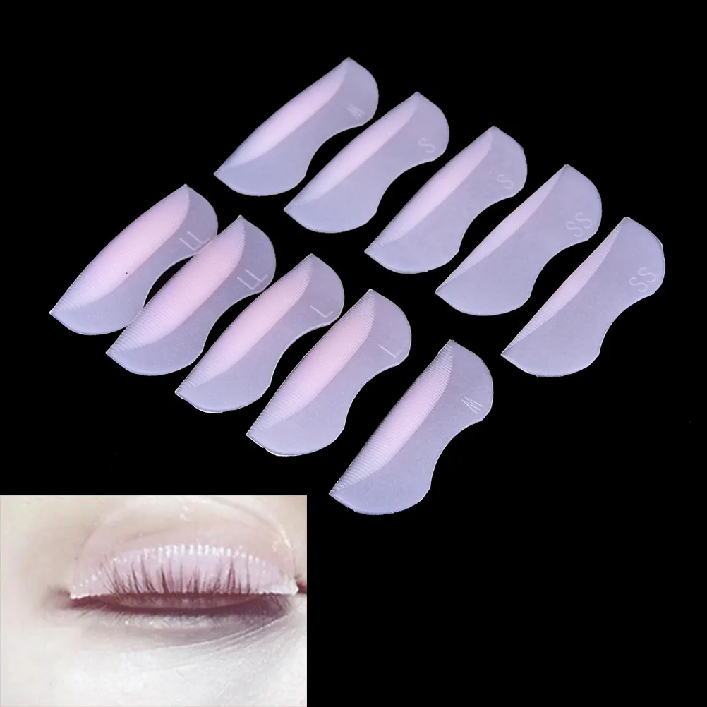 Pro Silicone Eyelash Perming Curler Curling False Fake Eye Lashes Extension Shield Pad8335283