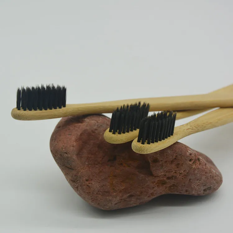 環境に優しい木の歯ブラシ竹の歯ブラシの柔らかい竹繊維木製のハンドルの低炭素環境に優しい大人の経口衛生DHL