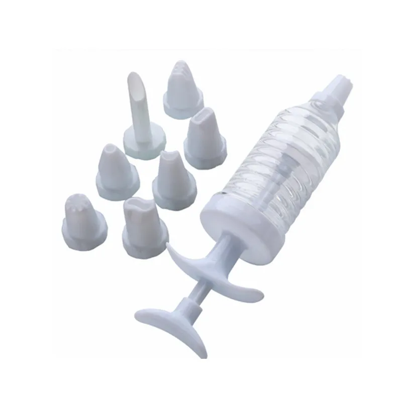 8-Piece Cake Decorating Kit Icing Nozzles, Piping Syringe Gun, Fondant  Tools Perfect for Cupcakes Cake Art, Easy to Use