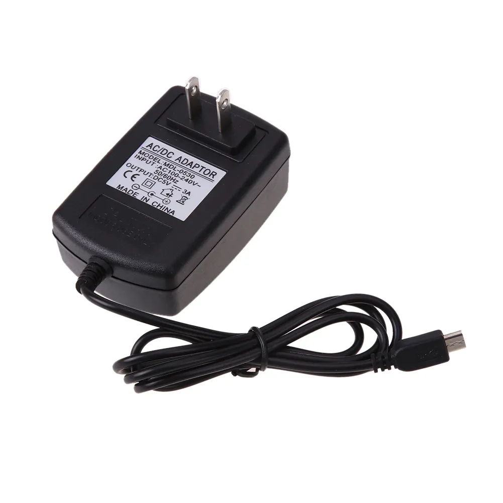 US Plug AC to DC 5V 3A Micro USB Power Supply Adapter for Windows Android Tablet