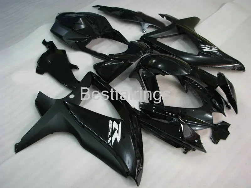 Fairing kit for SUZUKI GSXR600 GSXR750 2008 2009 2010 all black fairings GSXR 600 750 08 09 10 Injection molding VV36