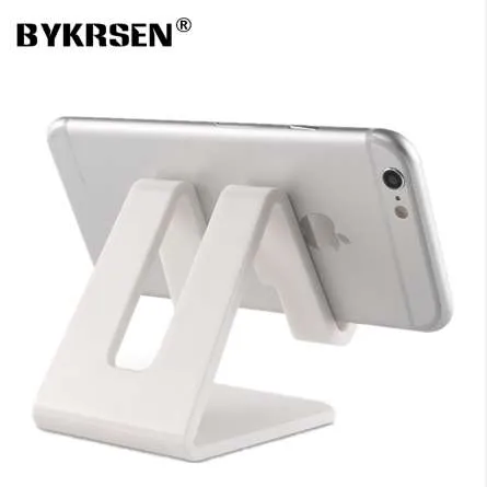 BYKRSEN support de bureau universel tablette support pour téléphone portable avec coussin en Silicone résistant aux chocs support de téléphone portable en plastique solide