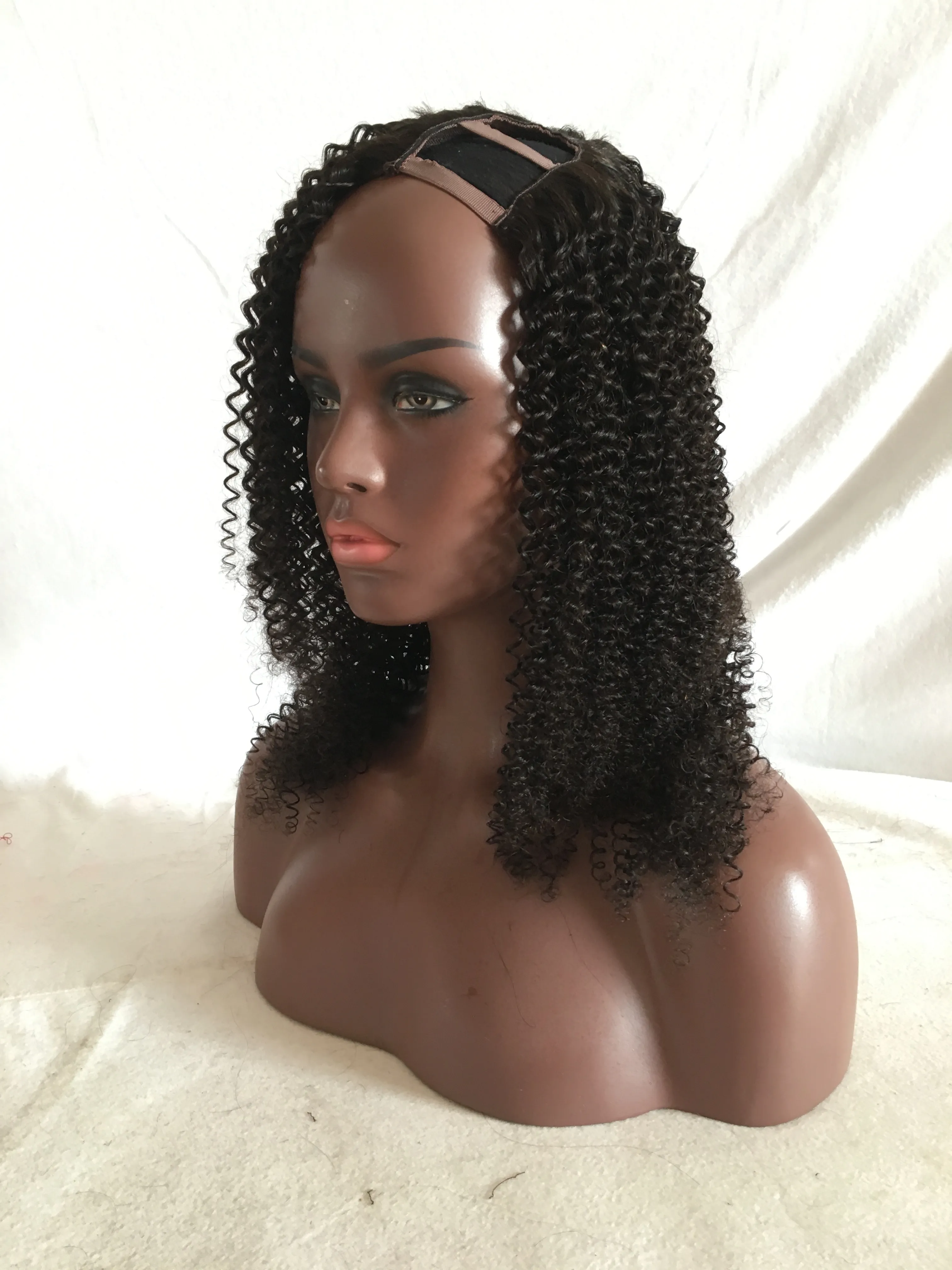 4x4 U part frontlace wig Amazon.com: YANTAISIYU 4X4 Inch U Part Swiss Lace Wig Cap  main image 2