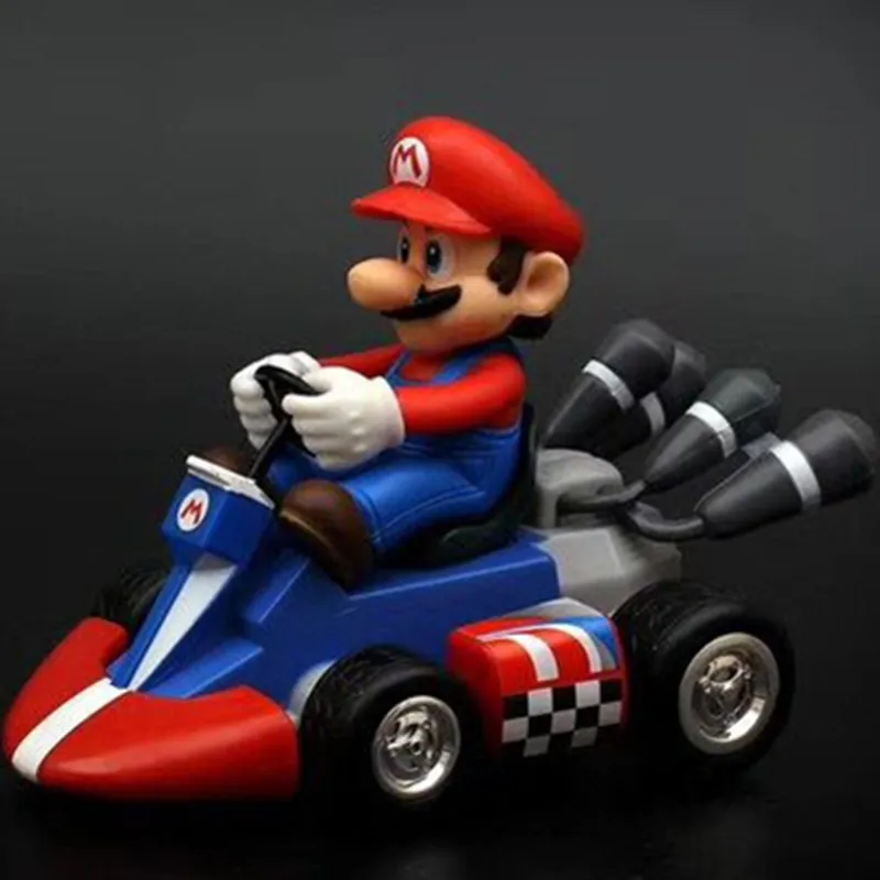 12cm Super Mario Bros Mario Kart Kart Voiture Yoshi Voiture De