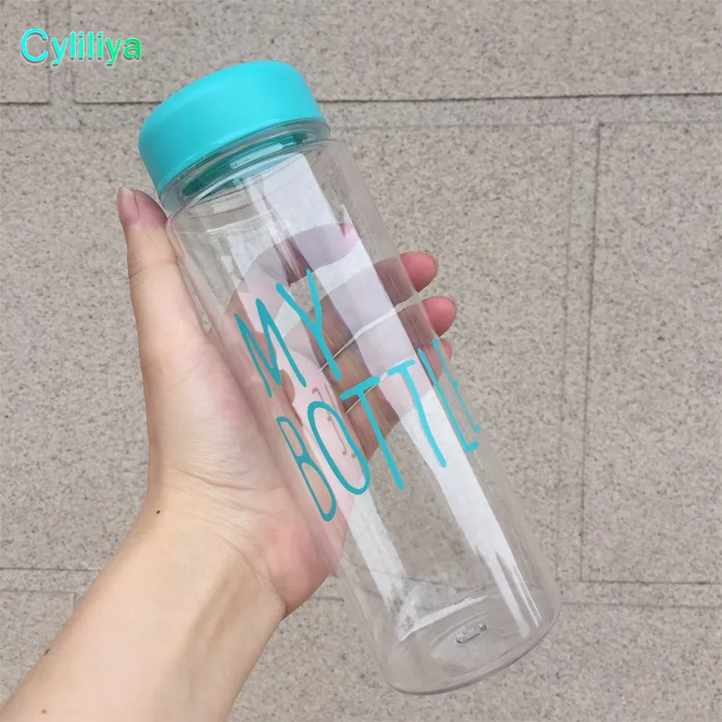 Mijn fles Waterfles Korea Stijl Nieuw ontwerp Vandaag Speciale plastic sportwaterflessen drinkware met zak retail pakket