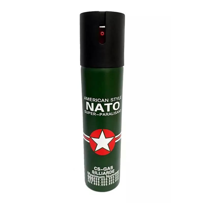 Nato Self Defense Pepper Spray 110ml Oc Spray Tear Gas Outdoor Camping
