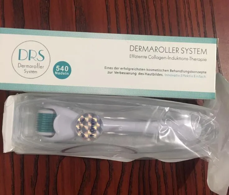 DRS 540 Micro Needles Derma Roller Micro Needle Dermaroller, Hud Skönhet Roller, Rostfritt Stål Nålrulle 8st