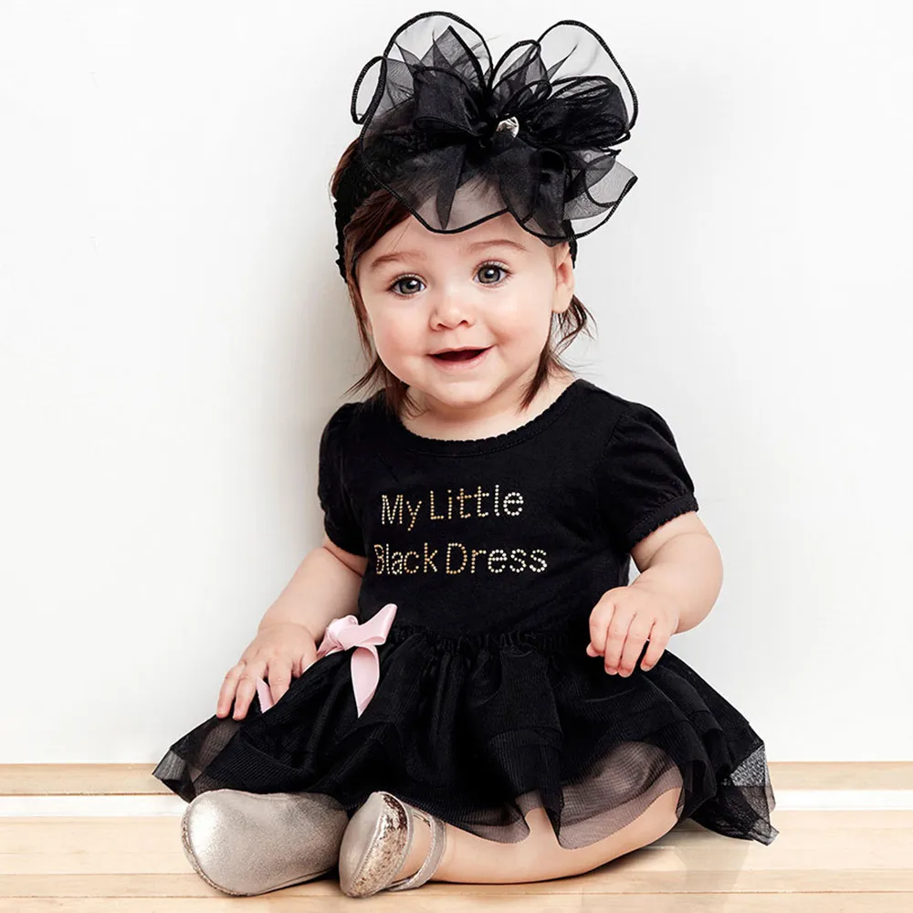 De Niña Bautizo Vestidos De Bautizo Vestidos De Recién Nacido Negro Vestido De Princesa De Año Vestido Infantil De 22,81 € | DHgate