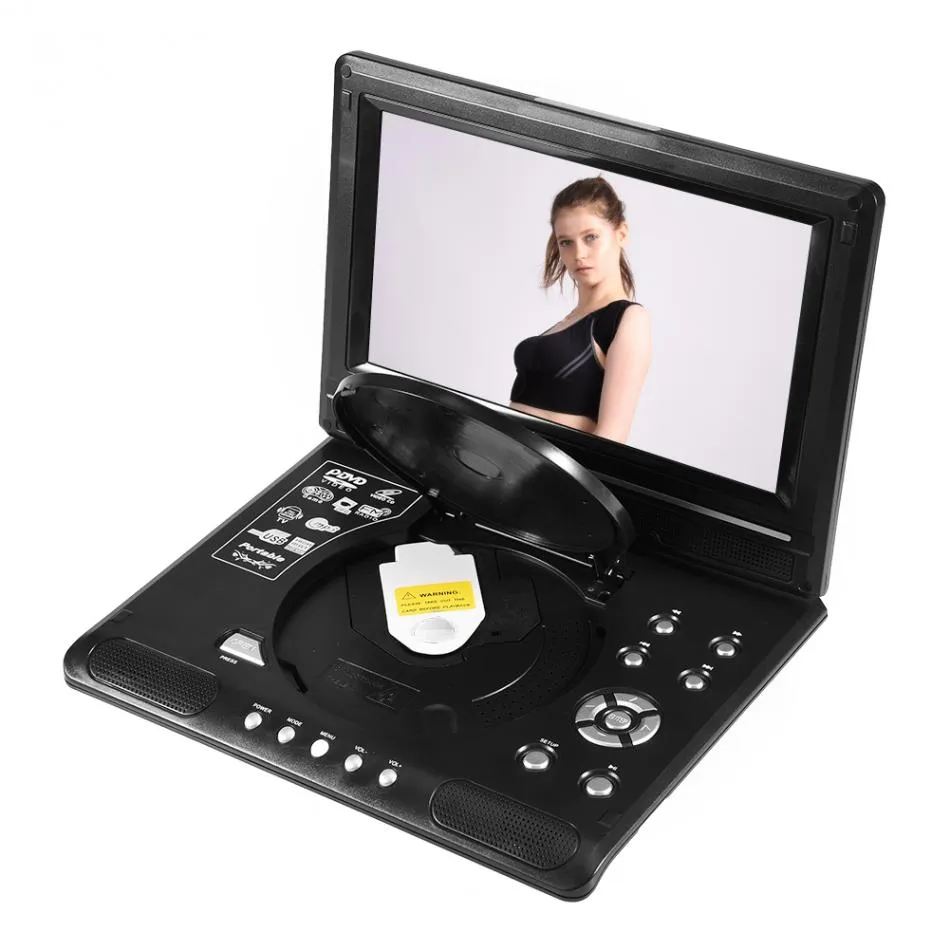 Acheter Lecteur DVD portable écran rotatif 14 pouces DVD multimédia pour  jeu TV fonction Support MP3 MP4 VCD lecteur CD pour la maison et la voiture