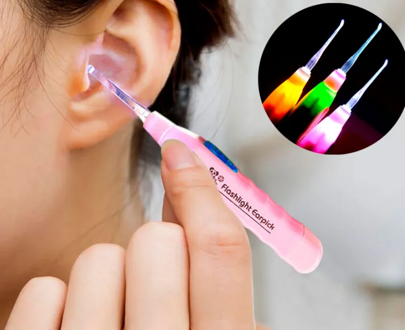 NEW ARRIVAL = 1 EAR CARE SUPPLY LED LIGHT MINI EARPICK 고품질 이쑤시개 무료 배송