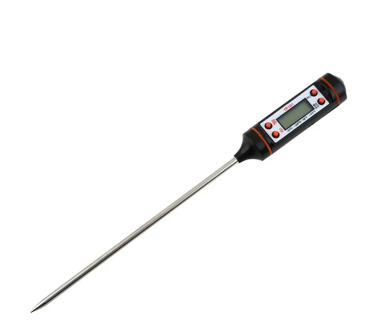 2018 Mini Kötttermometer Kök Digital Matlagning Mat Probe Elektronisk BBQ Matlagningsverktyg Hushållstermometrar SN032