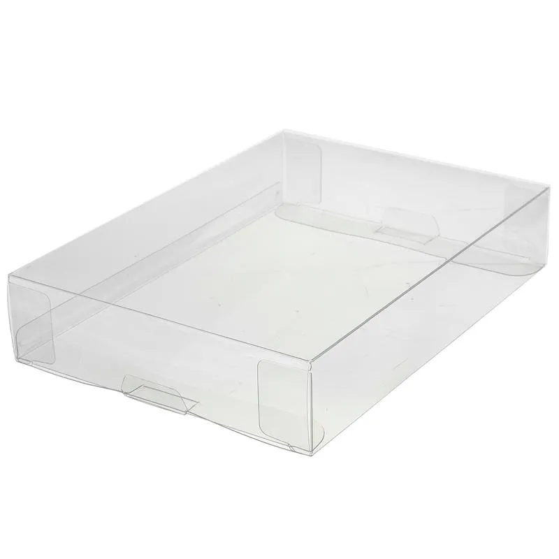 Universal Plastic PET Clear Case Sleeve Protector Dust Cover Box for SNES N64 Games Cartridge Box High Quality FAST SHIP