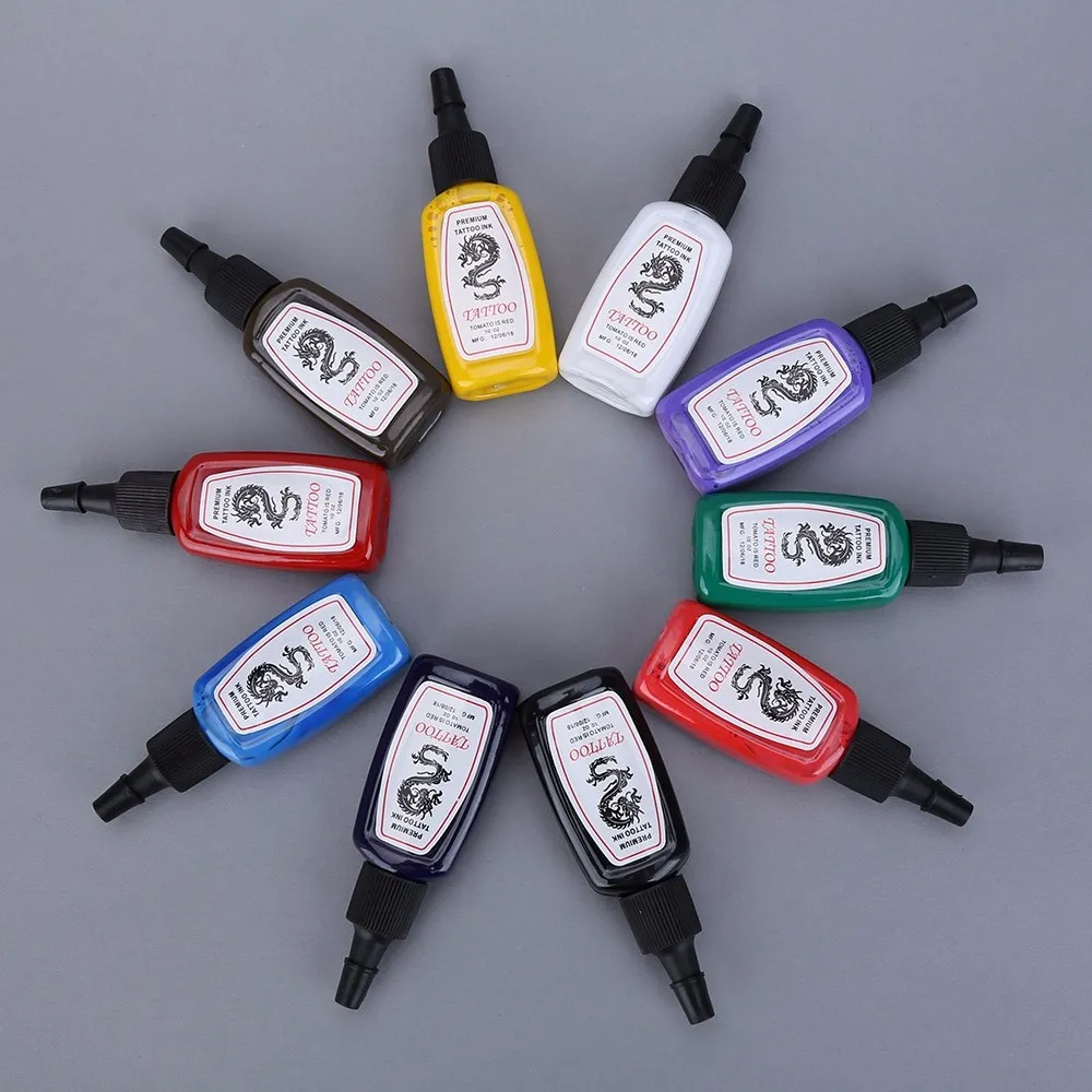 Wholesale Non Toxic Tattoo Ink Pigment Kit For Permanent Makeup Bright