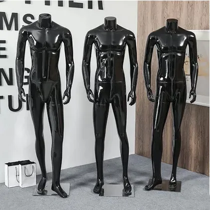 Högkvalitativ Manlig Black Mannequin Full Body Mannequin Män Mannequin Hot Sale