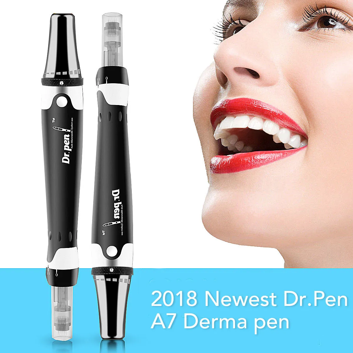 Professionell Microneedle Dr. Pen Ultima A7 Dermapen Hud Nål För att terapi Skin Föryngring Relief Dark Sore DHL Gratis Ship