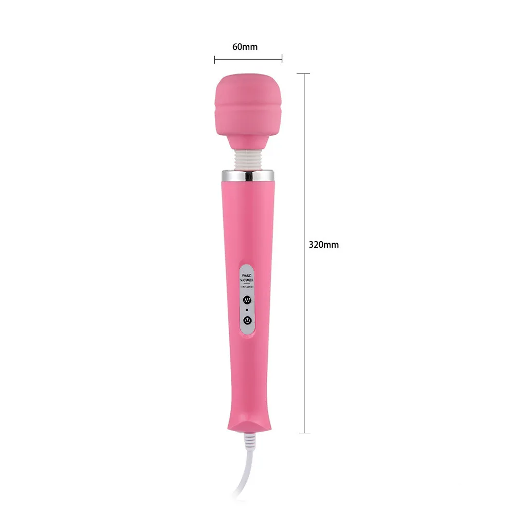 10 Speed Magic Wand Travel Gspot Stimulation Massager Wired Style Personal Body Vibrator Women Erotic Sex Toy8037773
