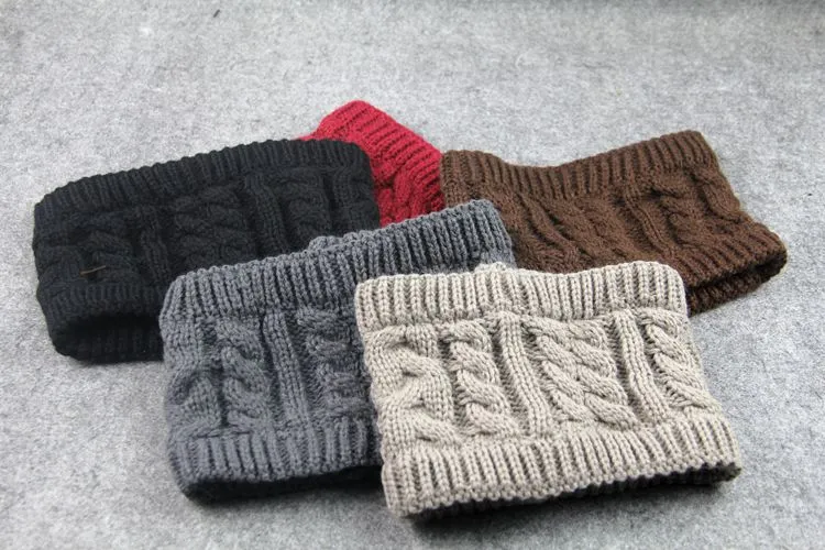 Kvinnor Winter Warm Crochet Skull Beanie Hat 7 Färger Soft Stretch Cable Knit Beanie 6PCS / Lot