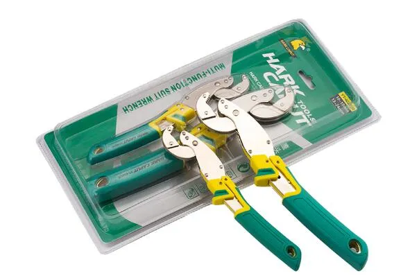 Haute qualité 2 pièces/ensemble combinaison multifonction clé à ouverture rapide clé à tuyau réglable clé de poignée 10-24mm pour boulons de tuyau outils à main