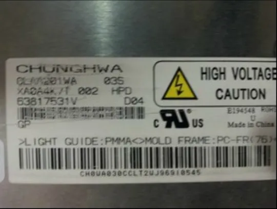 CLAA201WA03S originais 20.1 resolução 1680 * 1050 Screen Display CLAA201WA03S display LCD