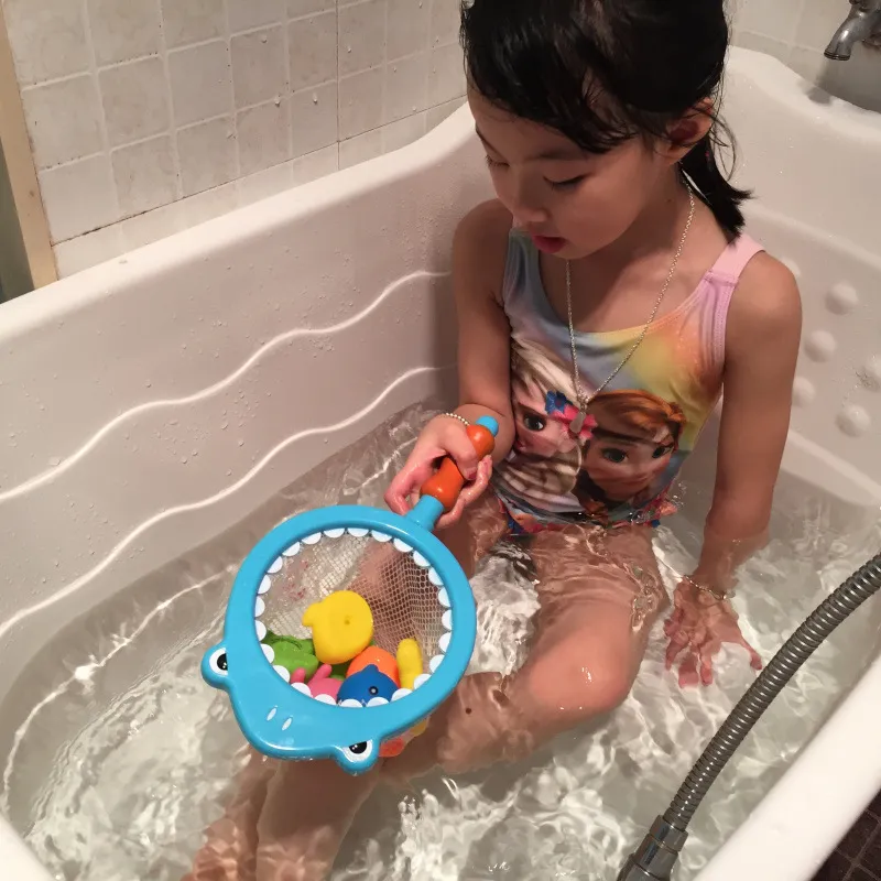 Bath Sets Fishing Toys Network Bag Pick Up Duck Fish Kids Toy Swimming  Classes Summer Play Water Bath With Fishing Nets From Summerzh, $8.3