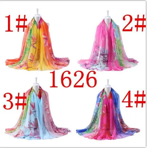 Vrouw Frankeld Print Silk Sjaal Hijab Wrap Voor Dames Lange Stijl Lente Zomer Strand Cover-Up Sjaals 200 * 150cm