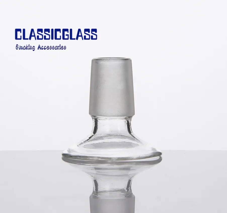 Glas Adapter Stand Voor Kom Stuk Koepels Waterpijp Bongs Adapters 14mm 18mm Man Vrouw Frosted Joint dropdown