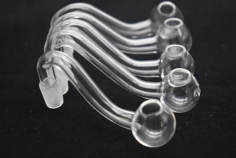 10mm Male Clear Thick Pyrex Glass Oil Burner Bowl Water Pipes For Oil ...