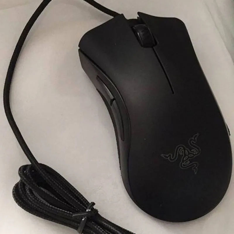 Razer Deathadder Chroma USB Wired Mouse 10000DPI Optical Optical Computer Gaming Sensor Muis Razer Deathadder Gaming Mice