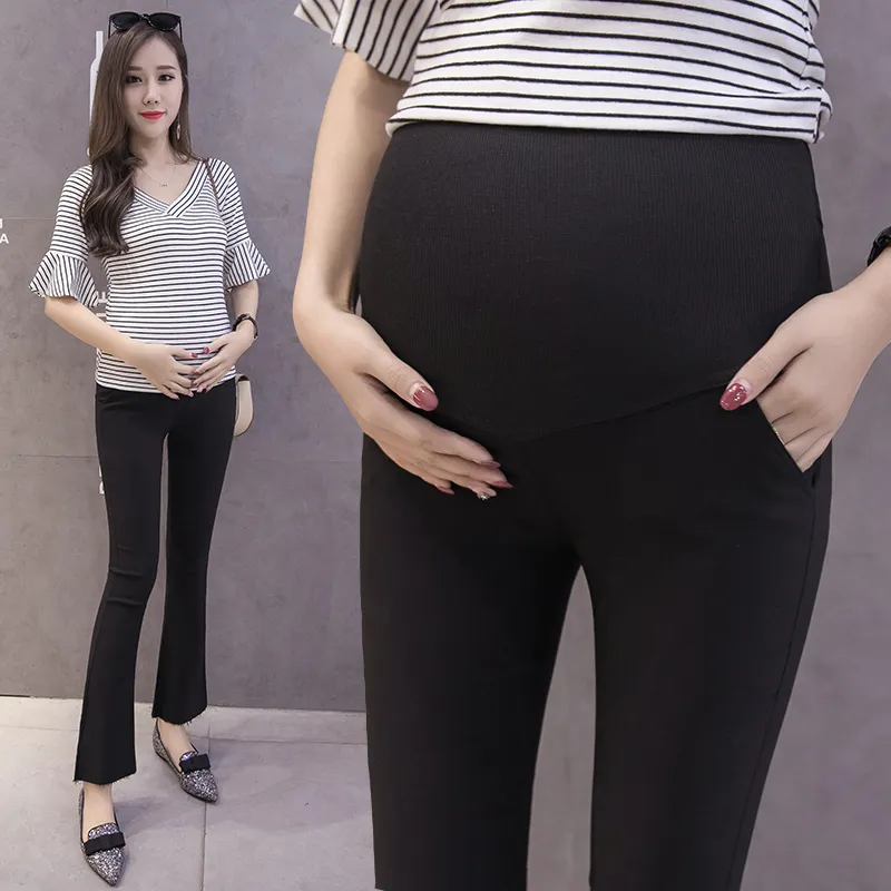 Maternity Pants With Elastic Waistband For Office And Formal Wear