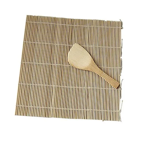 Praktische Delicieux Sushis Roulant Maker Bambou Materiel Rouleau Bricolage Mat + Pagayer Riz