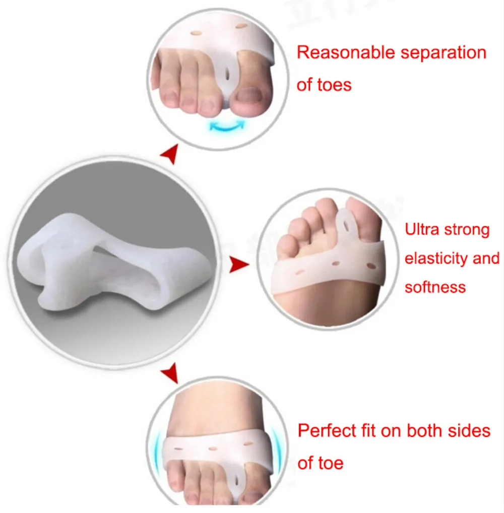 Elitzia ETFT003フットケアHallux Valgus TOEセパレータ毎日の毎日のTOE CRERECTOR