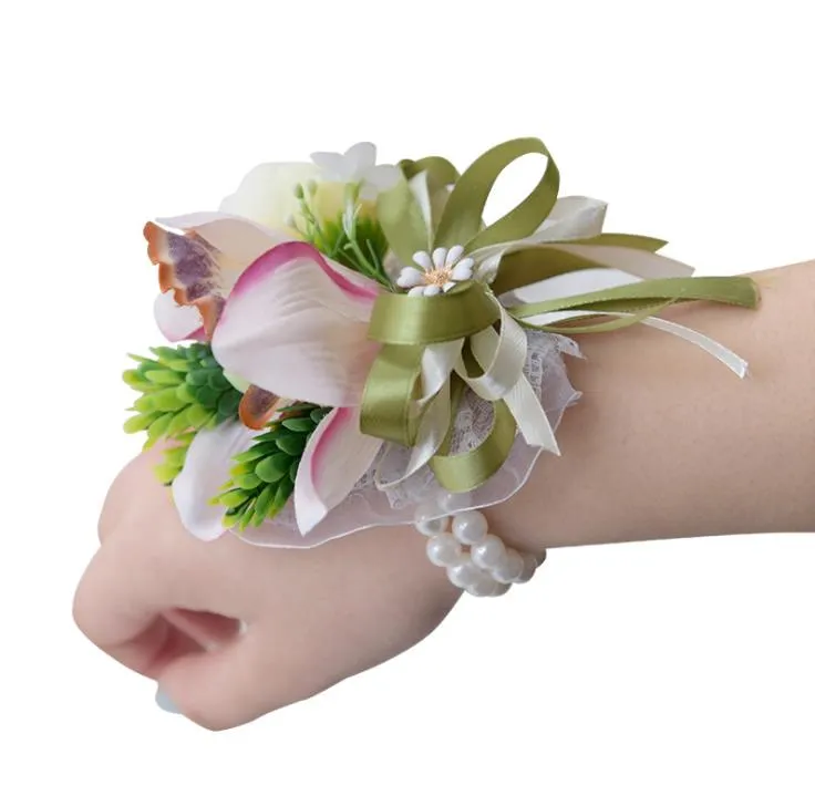 Succulent wrist flower factory wholesale wedding gift
