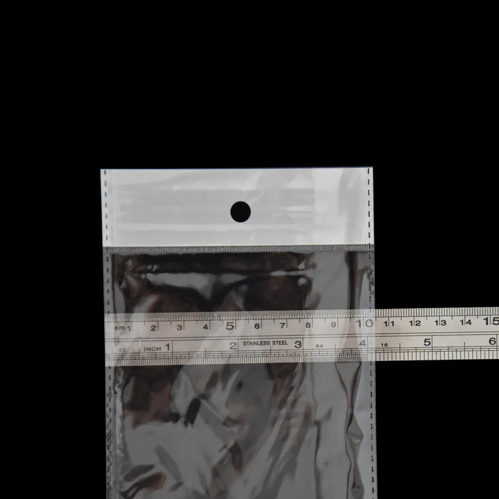 105 x 62 cm durchsichtiger OPP-Kunststoff-Perücken-Verpackungsbeutel, selbstklebend, lange transparente Poly-Verpackungsbeutel, Haarteil-Haarverlängerungsverpackung, Po4849828