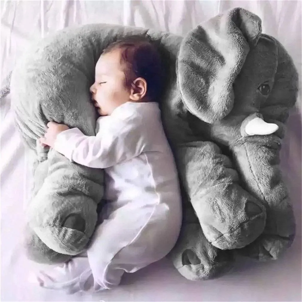 Almofada Do Animal De Pelúcia Crianças Bebê Macio Dormir Travesseiro Brinquedo Bonito Elefante De Algodão 2018 New Arriva Hight Qulity