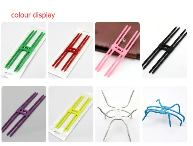 Flexibel spindelfäste för mobiltelefon All-purpose universalhållare för mobiltelefoner Telefonklippfäste Mixfärger