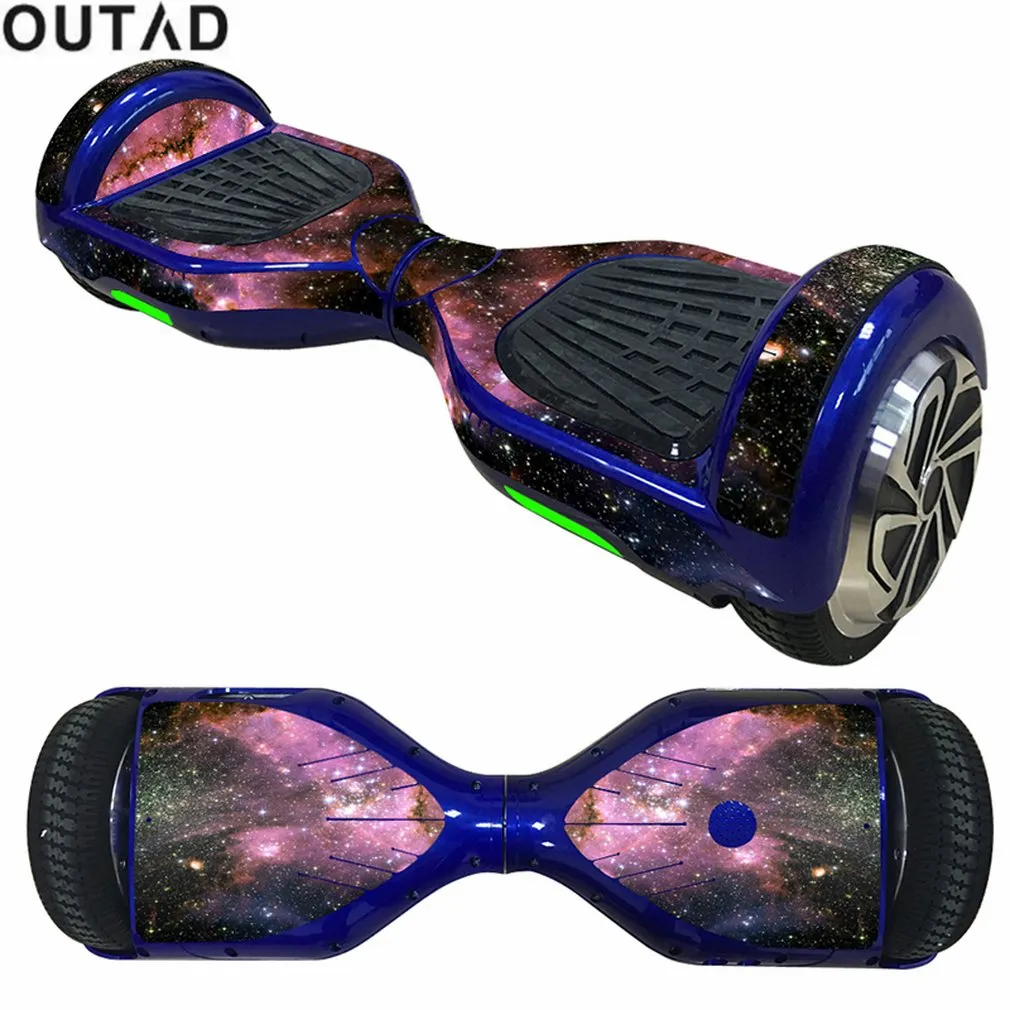 Outad 6.5inch Self Balancing Scooter Skin Naklejki Naklejki Pokrycie Elektryczne Skate Board Naklejka dwuprzewiarowa Pokrywa ochronna