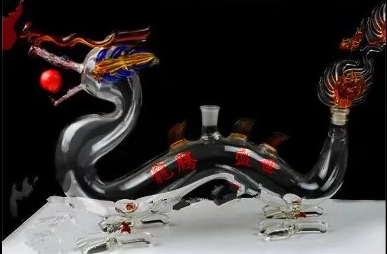 Narguilé dragon. Bangs en verre en gros Brûleur à mazout Tuyaux en verre Tuyaux d'eau Tuyaux en verre, verre,