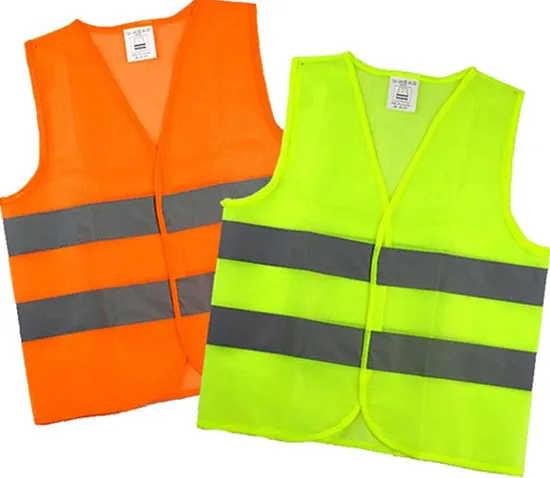 Free DHL High Visibility Security Safety Vest Jacket Reflective Strips Work Wear Uniforms Clothing LLFA