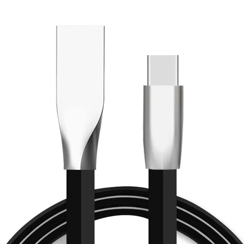 Micro-USB- und Telefonkabel, 1 m, 3,3 Fuß geformt, Rhombus-TPE-Kabel, Stecker aus Zinklegierung, USB 2.0-Synchronisierungsdatenkabel für Samsung S9, S10, Android und Telefon