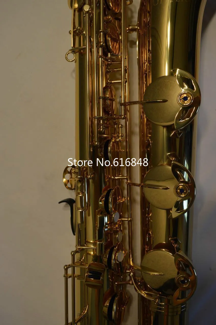 Jupiter JBS1000 Baritone Saxophone Brass Body Gold Lacquer Surface