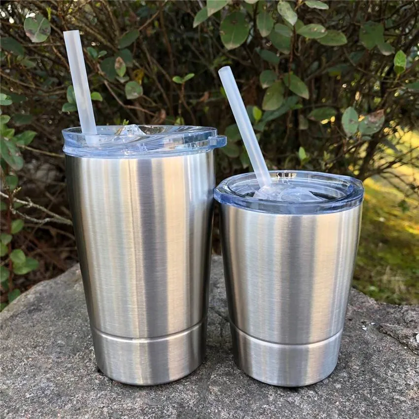 ! Newest 12oz kids Cup mug with lids straws Stainless Steel Insulated cups mugs for kids students Best Christmas gift for kids