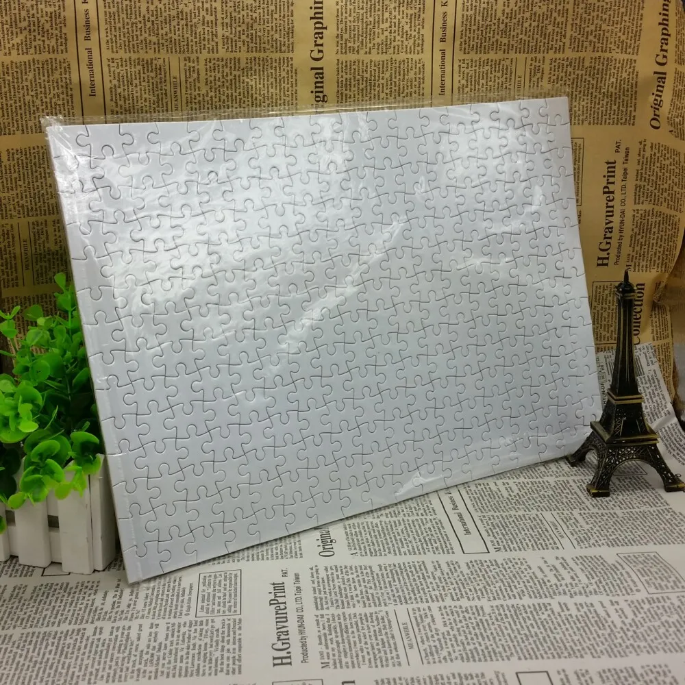 Mode DIY Sublimatie Blanco A3 / A4 / A5 Hart Square Round Puzzel voor Warmte Transfer Afdrukken Magnetism Puzzel Materiaal